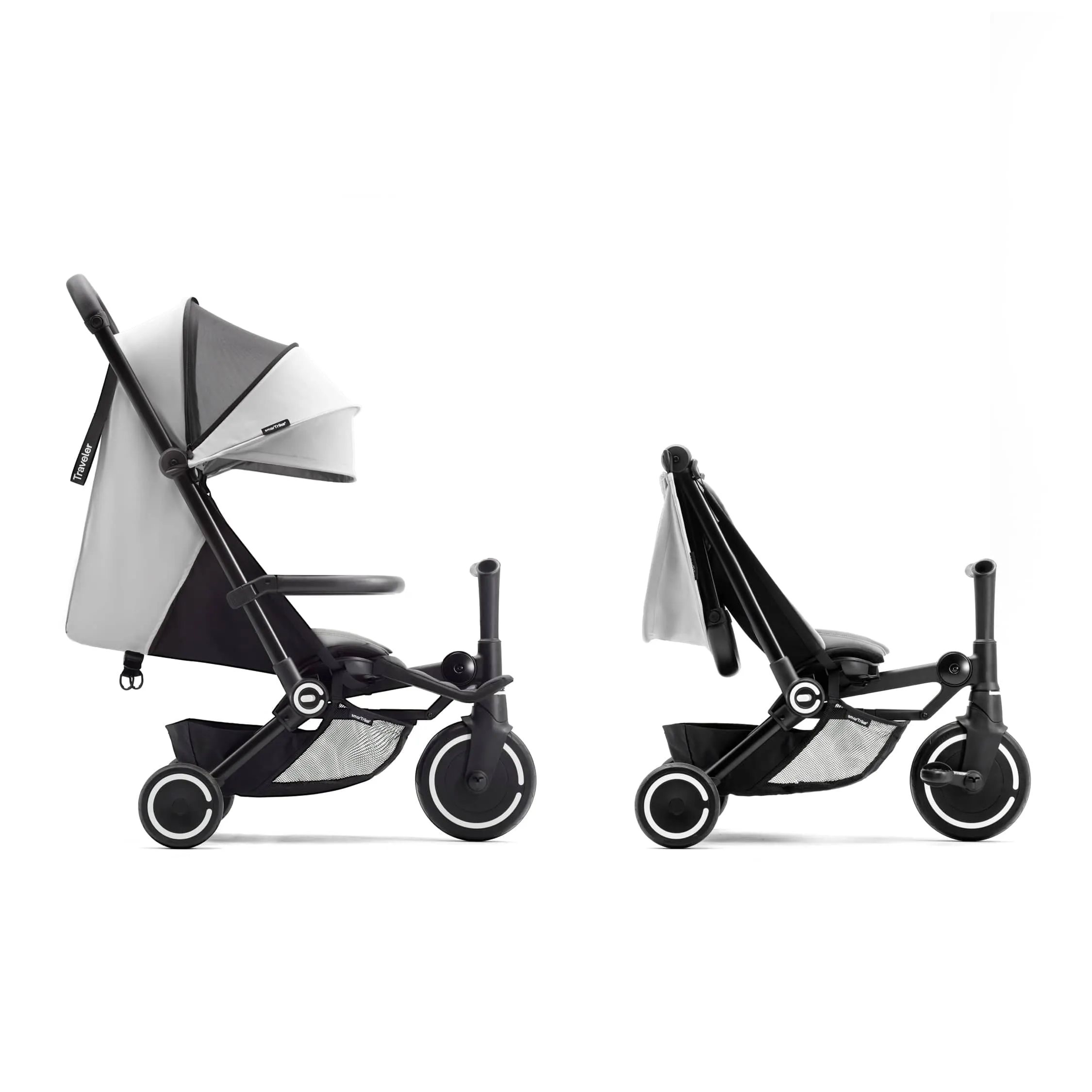 SmarTrike Traveler Stroller - Silver (Ex-display)