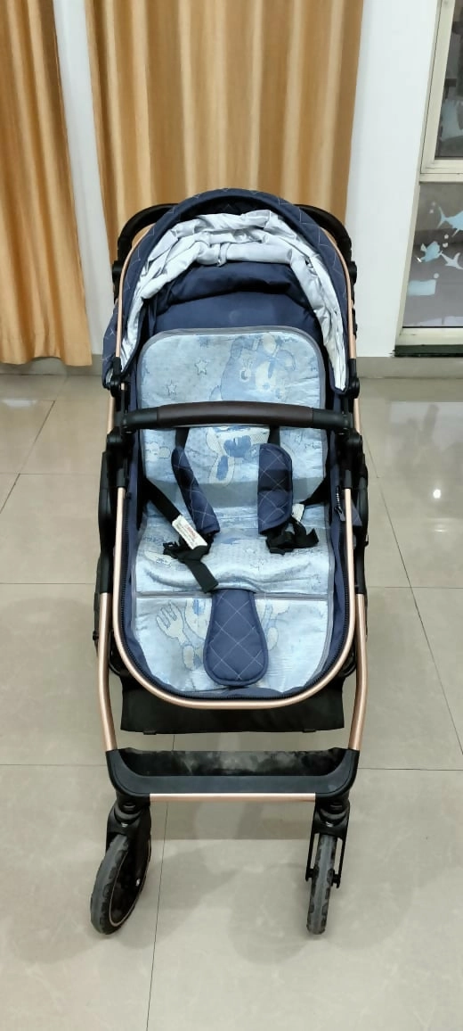 STAR AND DAISY Ultra Baby Stroller/ Pram  (Blue)