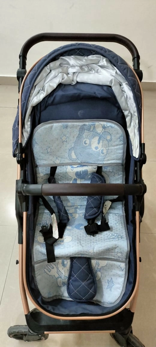 STAR AND DAISY Ultra Baby Stroller/ Pram  (Blue)