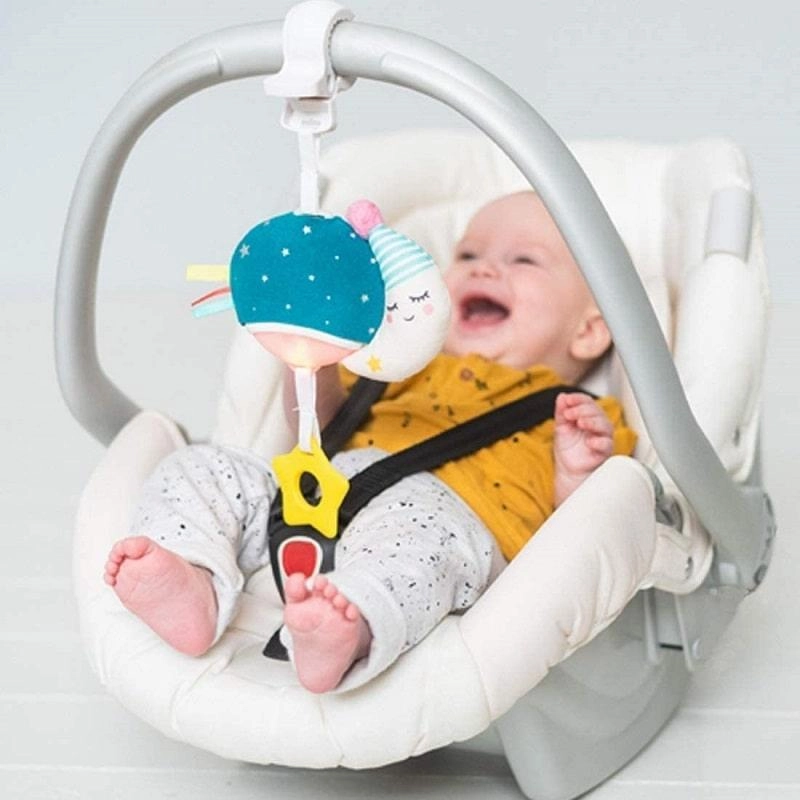 Taf Toys My Musical Mini Moon Hookable Baby Toy with Music and Light