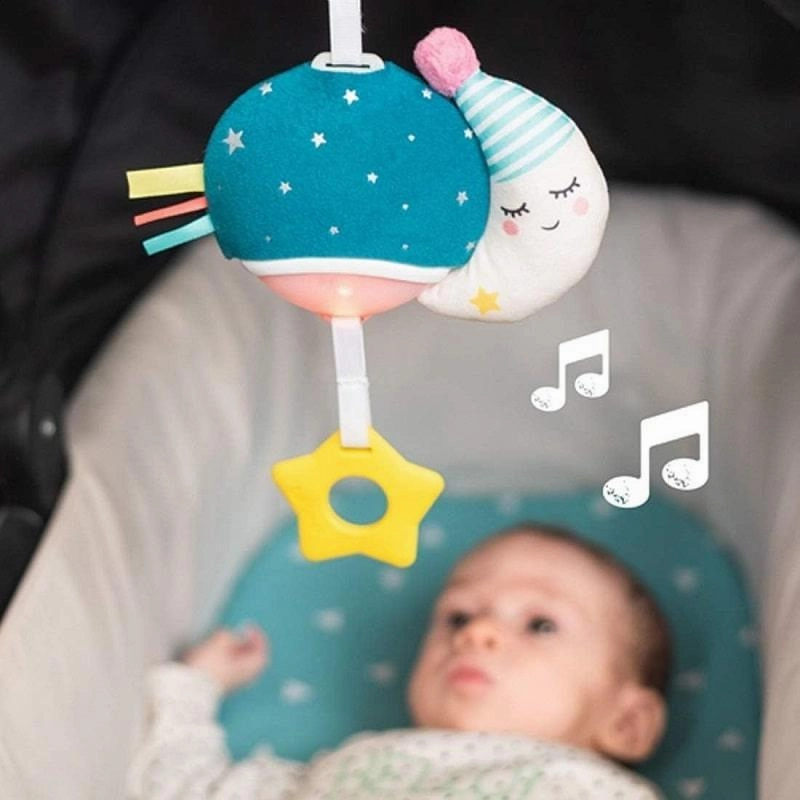 Taf Toys My Musical Mini Moon Hookable Baby Toy with Music and Light