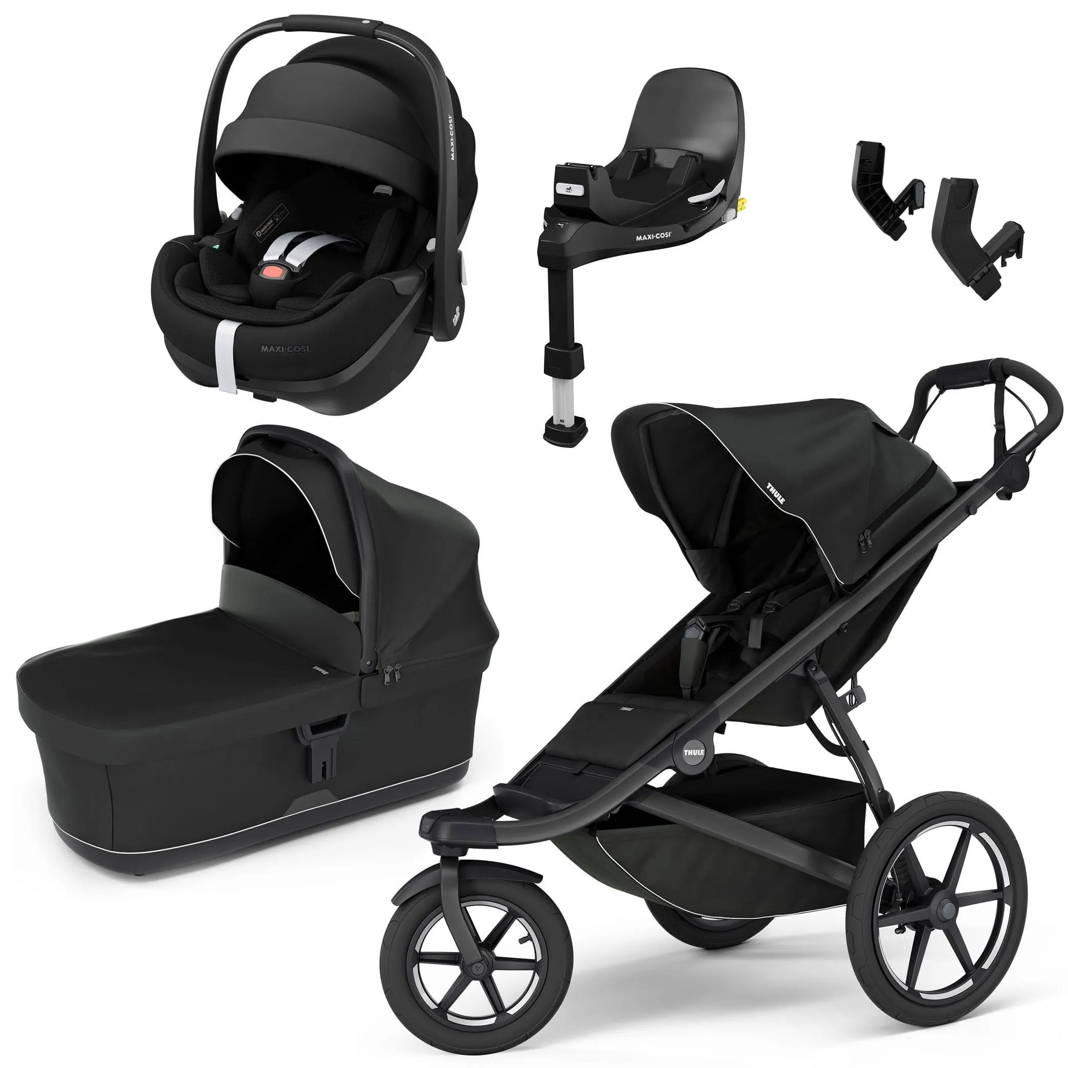 Thule Urban Glide 3 Maxi-Cosi Bundle - Black