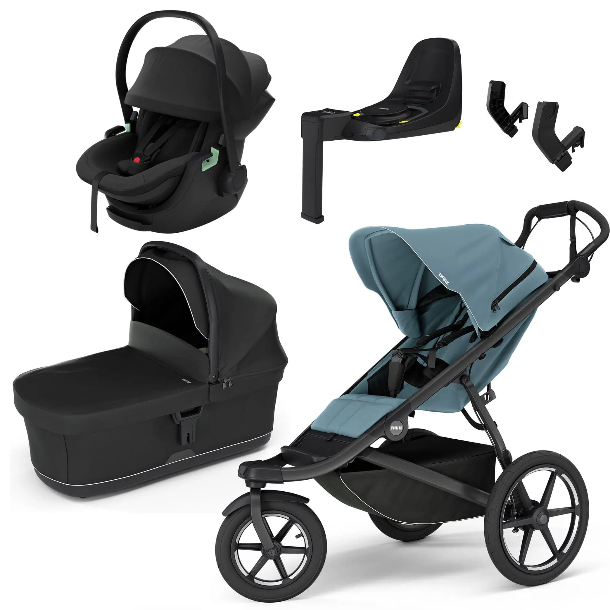 Thule Urban Glide 3 Travel System - Mid-Blue