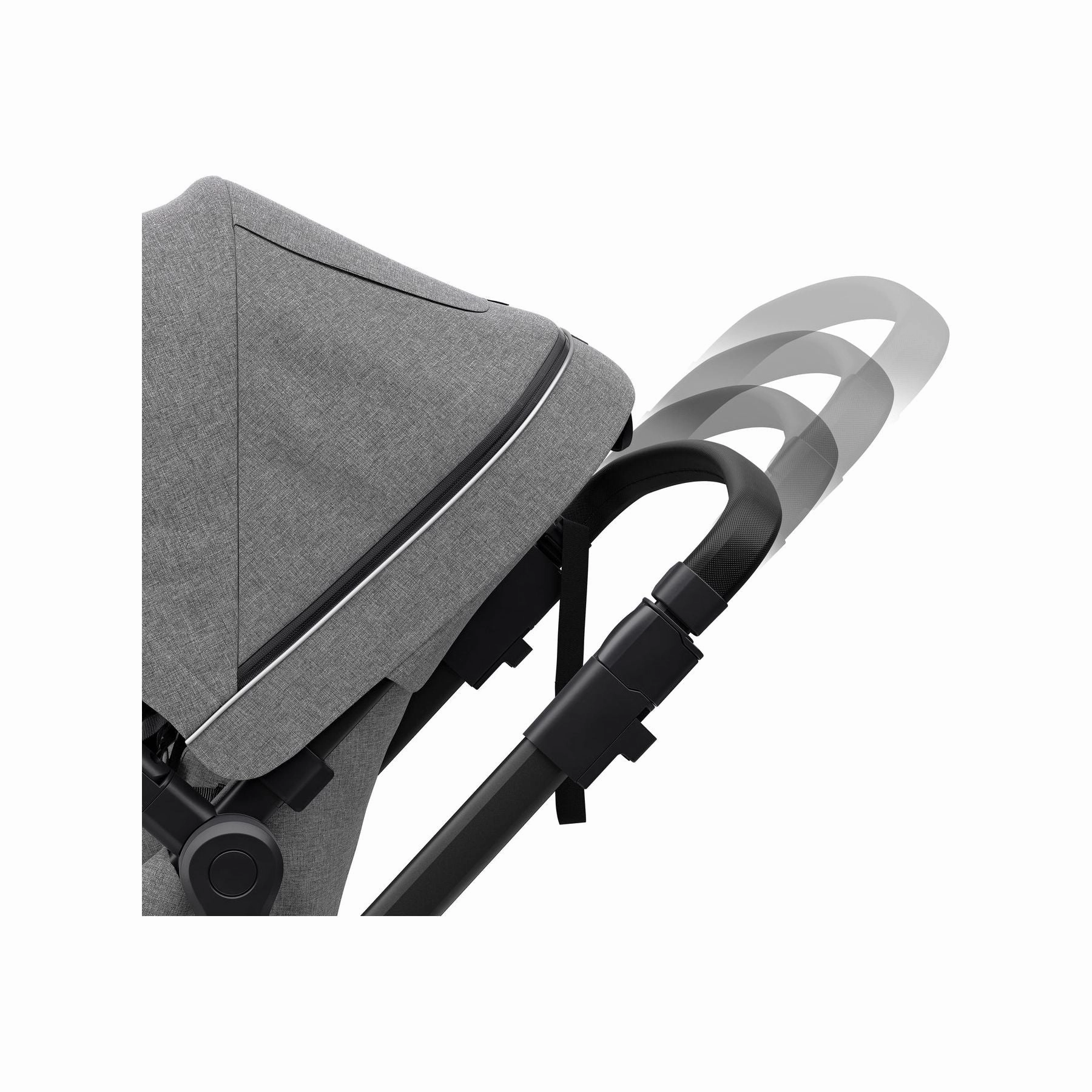 Thule Sleek: Convertible Single-to-Double Urban Stroller   Sibling Seat