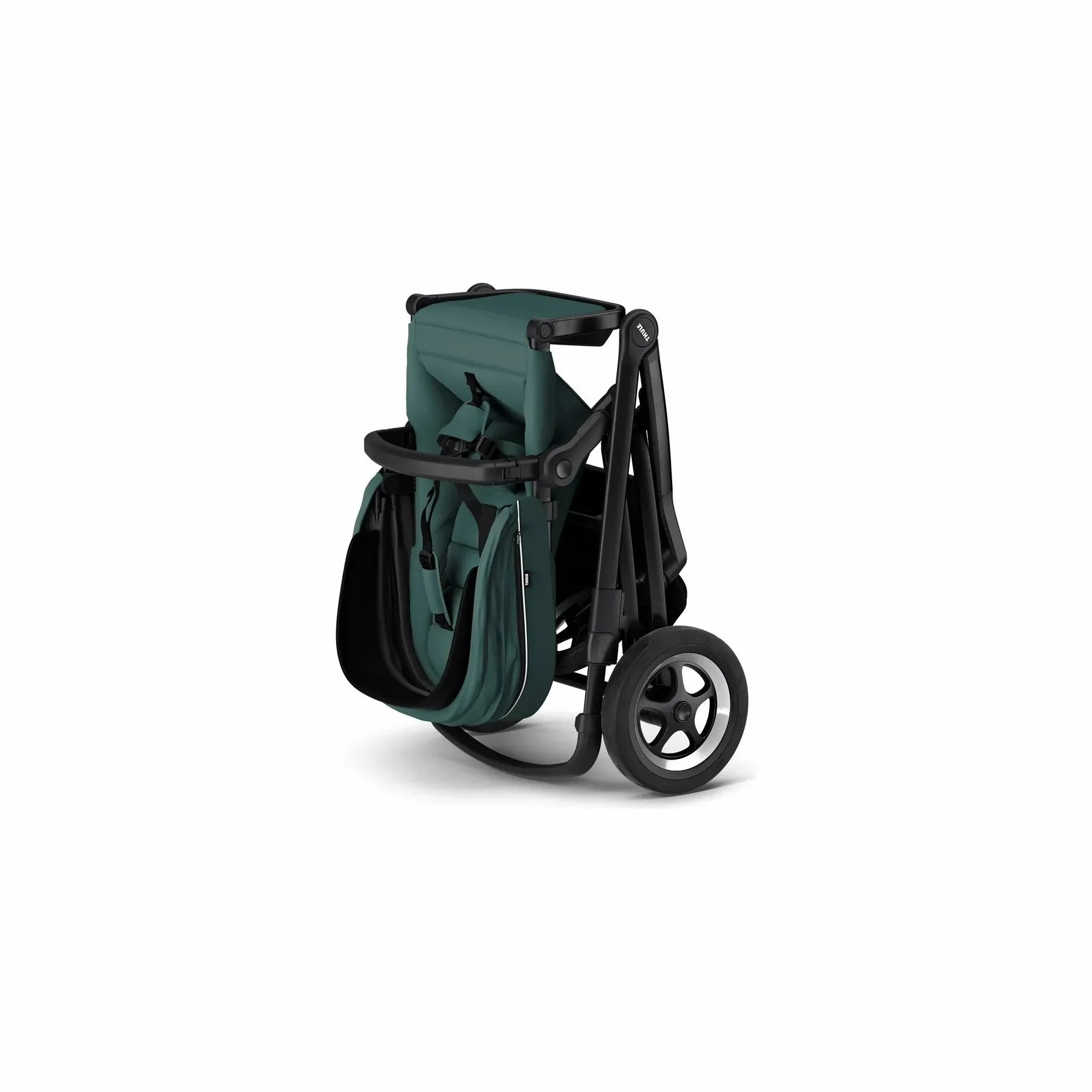 Thule Sleek: Convertible Single-to-Double Urban Stroller   Sibling Seat