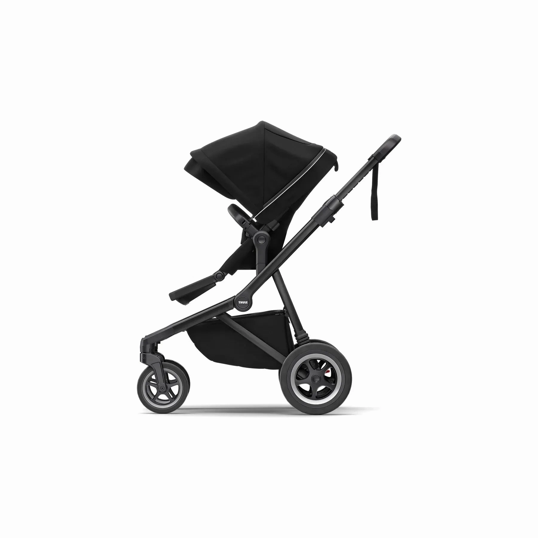 Thule Sleek: Convertible Single-to-Double Urban Stroller   Sibling Seat