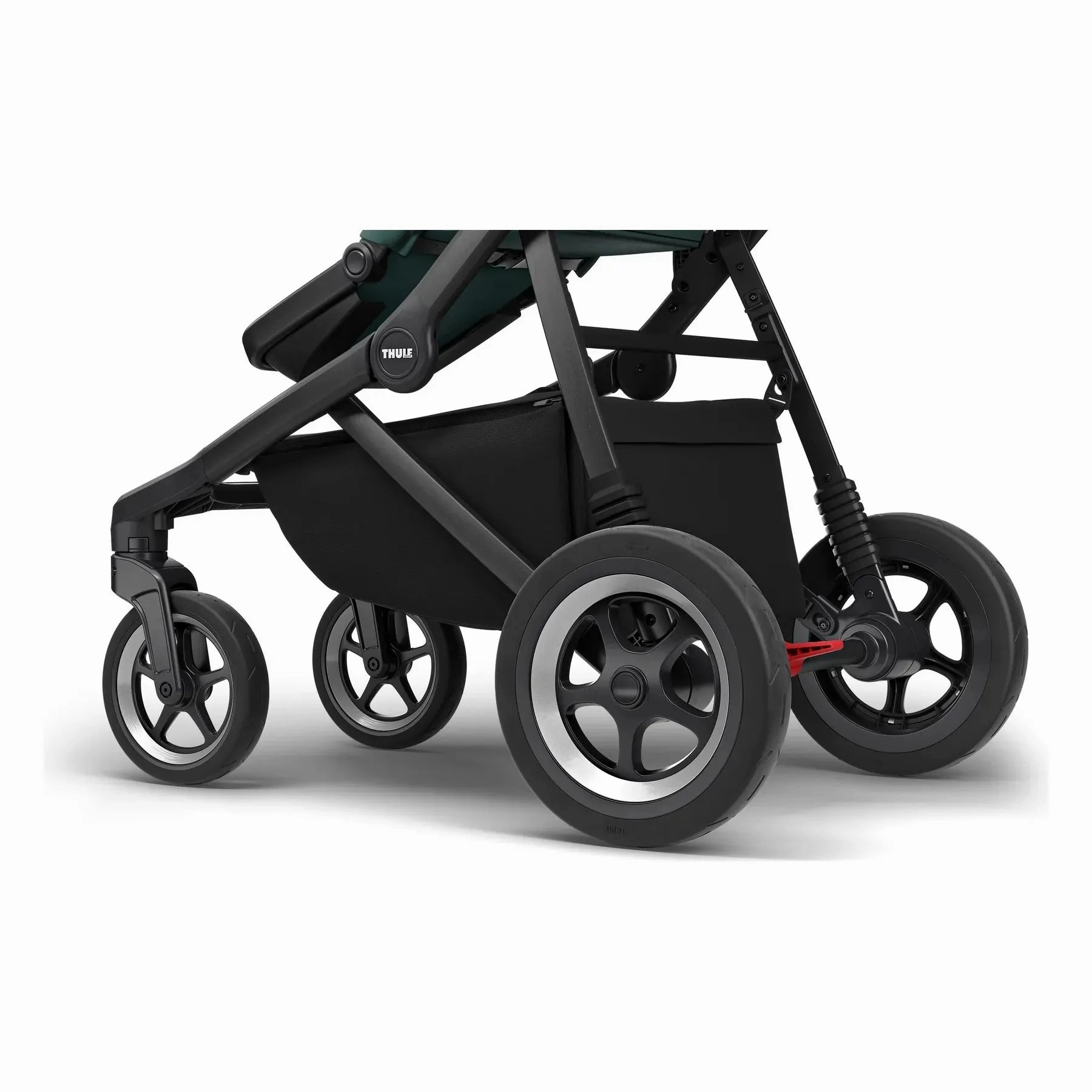 Thule Sleek: Convertible Single-to-Double Urban Stroller   Sibling Seat