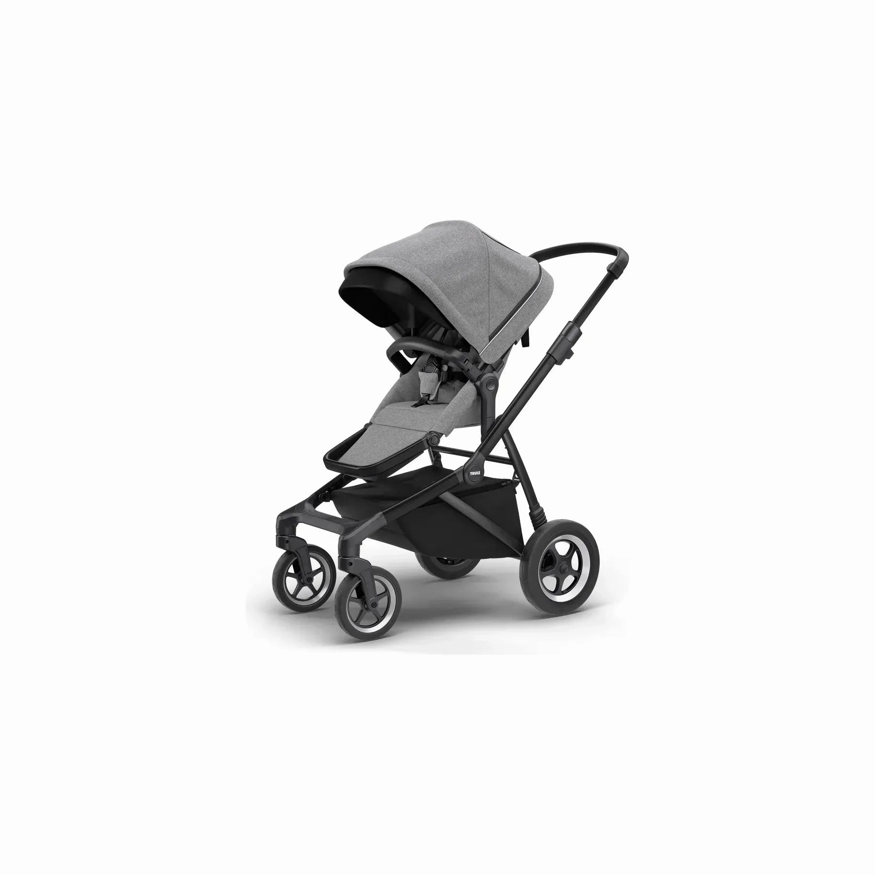 Thule Sleek: Convertible Single-to-Double Urban Stroller   Sibling Seat