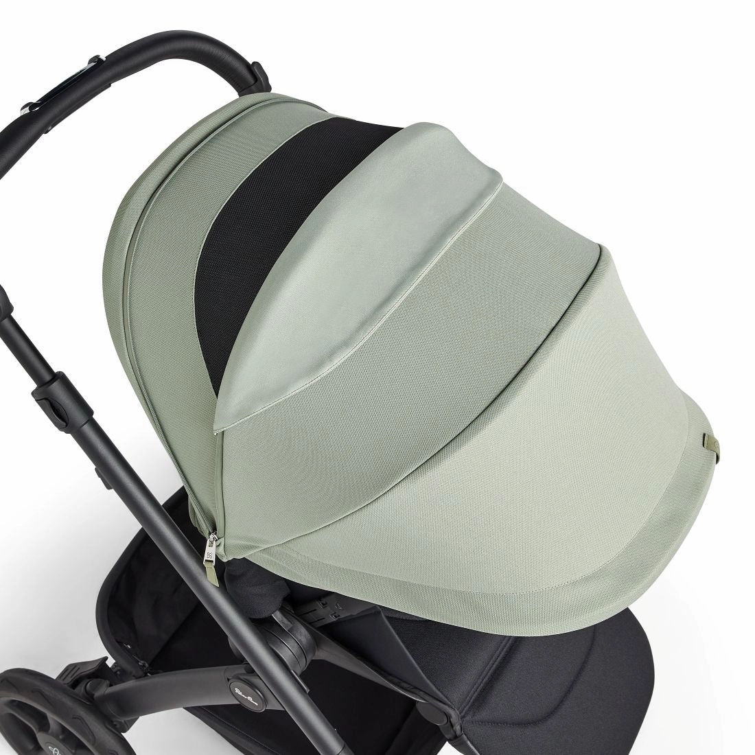 Tide seat unit/Black chassis/Carrycot (with D Ring)/Dream Car Seat/adaptor - Sage