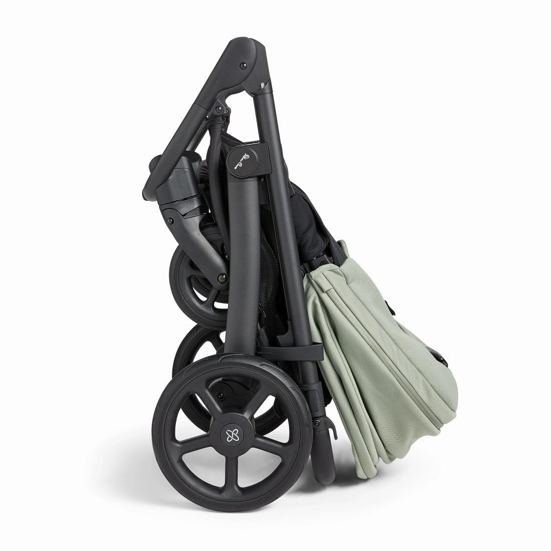 Tide seat unit/Black chassis/Carrycot (with D Ring)/Dream Car Seat/adaptor - Sage