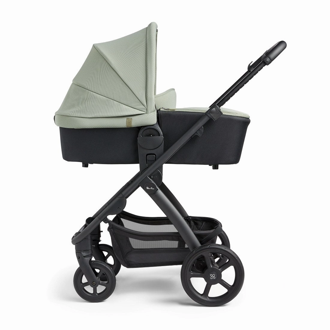 Tide seat unit/Black chassis/Carrycot (with D Ring)/Dream Car Seat/adaptor - Sage