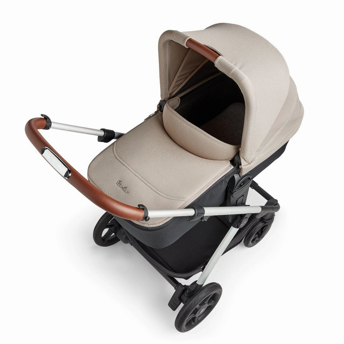 Tide seat unit/Black chassis/Carrycot (with D Ring)/Dream Car Seat/adaptor - Stone