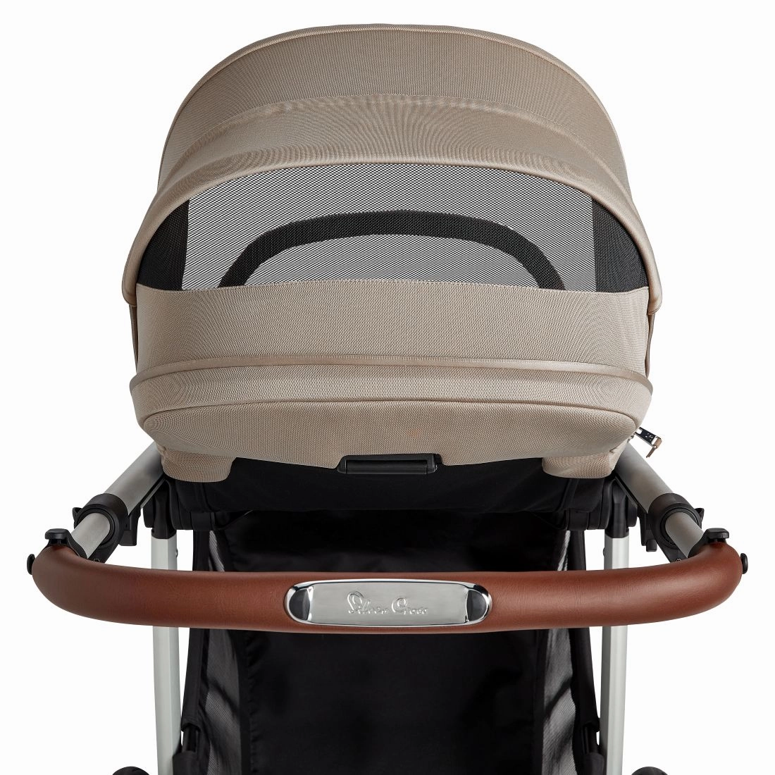 Tide seat unit/Black chassis/Carrycot (with D Ring)/Dream Car Seat/adaptor - Stone