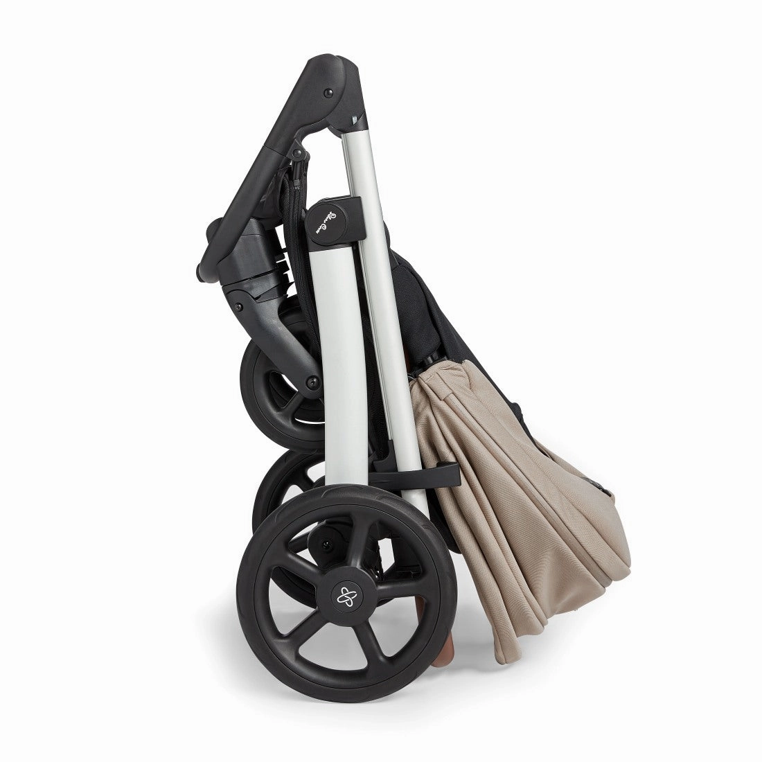 Tide seat unit/Black chassis/Carrycot (with D Ring)/Dream Car Seat/adaptor - Stone