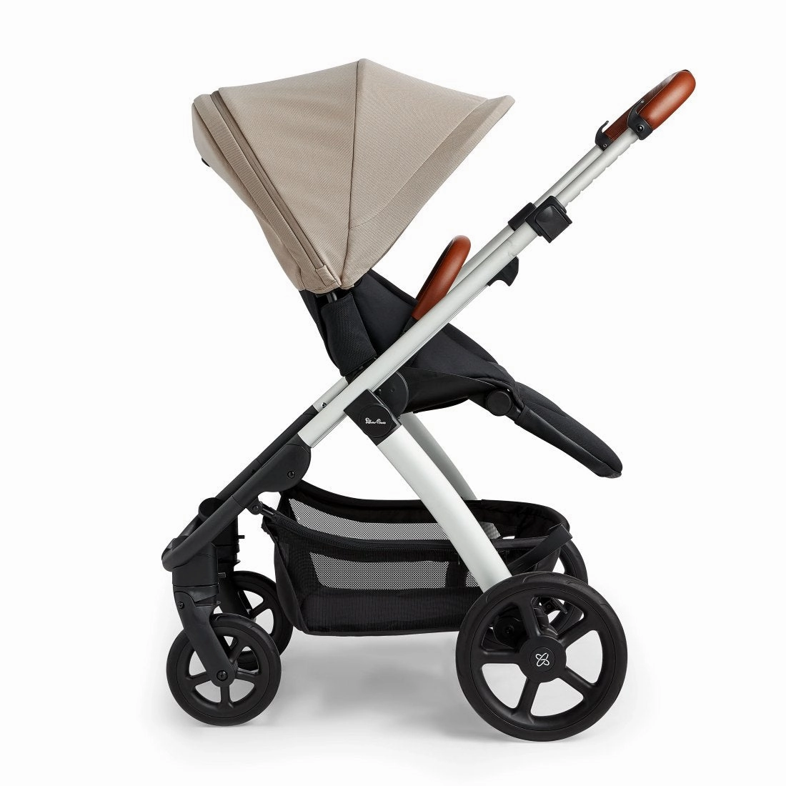 Tide seat unit/Black chassis/Carrycot (with D Ring)/Dream Car Seat/adaptor - Stone