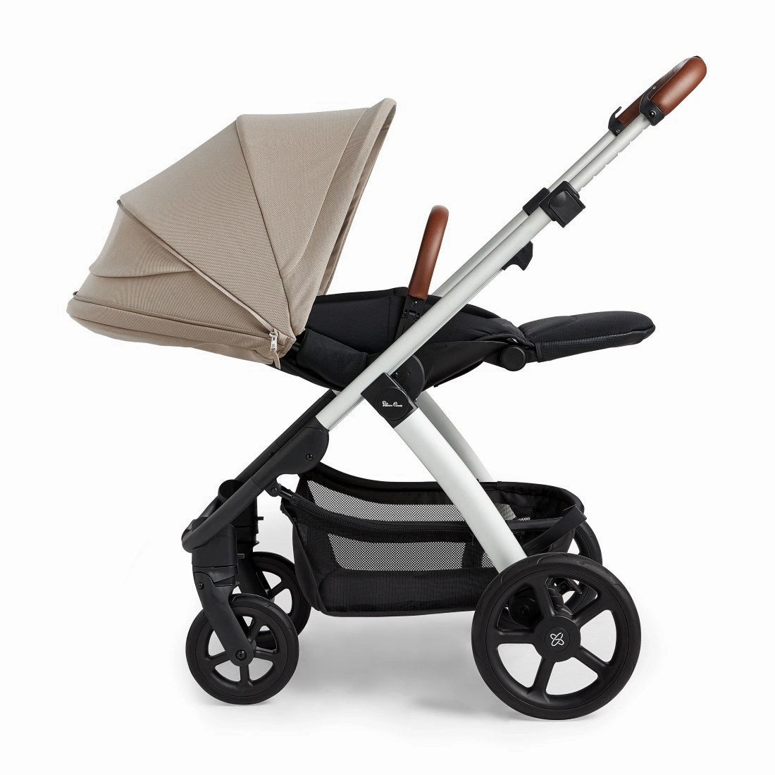 Tide seat unit/Black chassis/Carrycot (with D Ring)/Dream Car Seat/adaptor - Stone