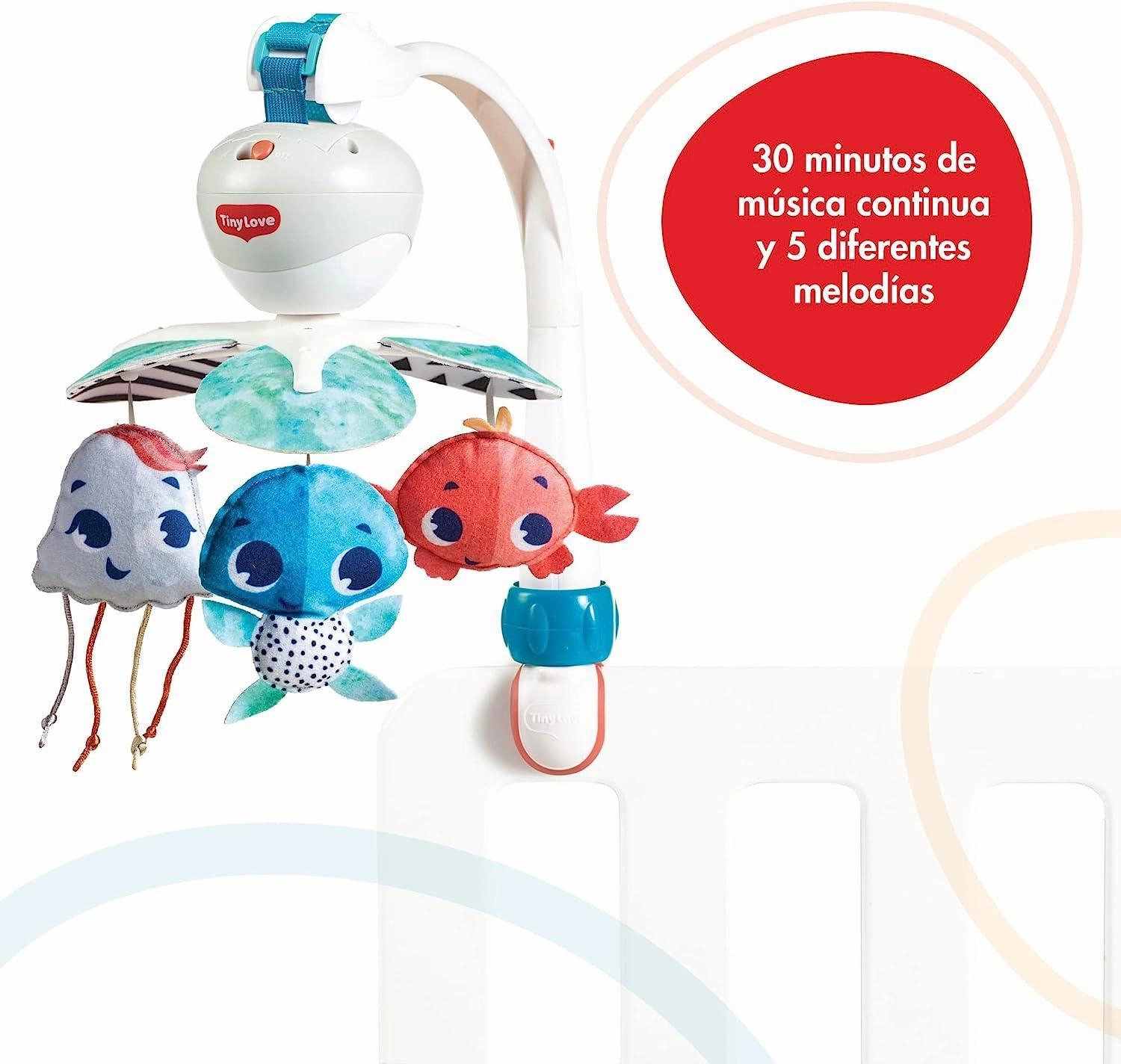 Tiny Love 3-in-1 Take Along Mobile - Treasure The Ocean