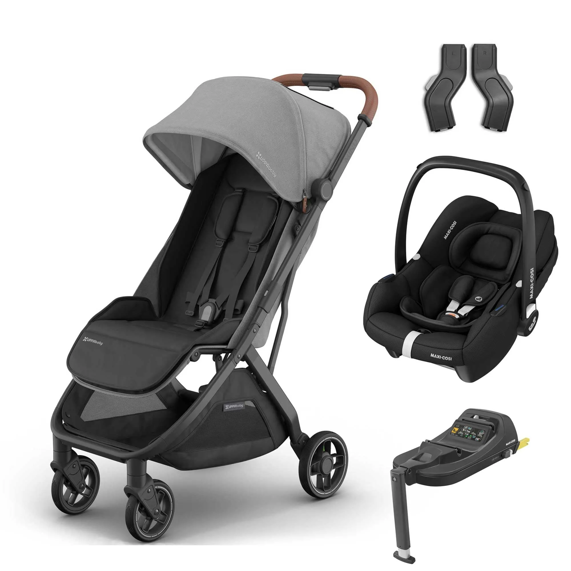 UPPAbaby Minu V3 Maxi-Cosi Travel System - Greyson