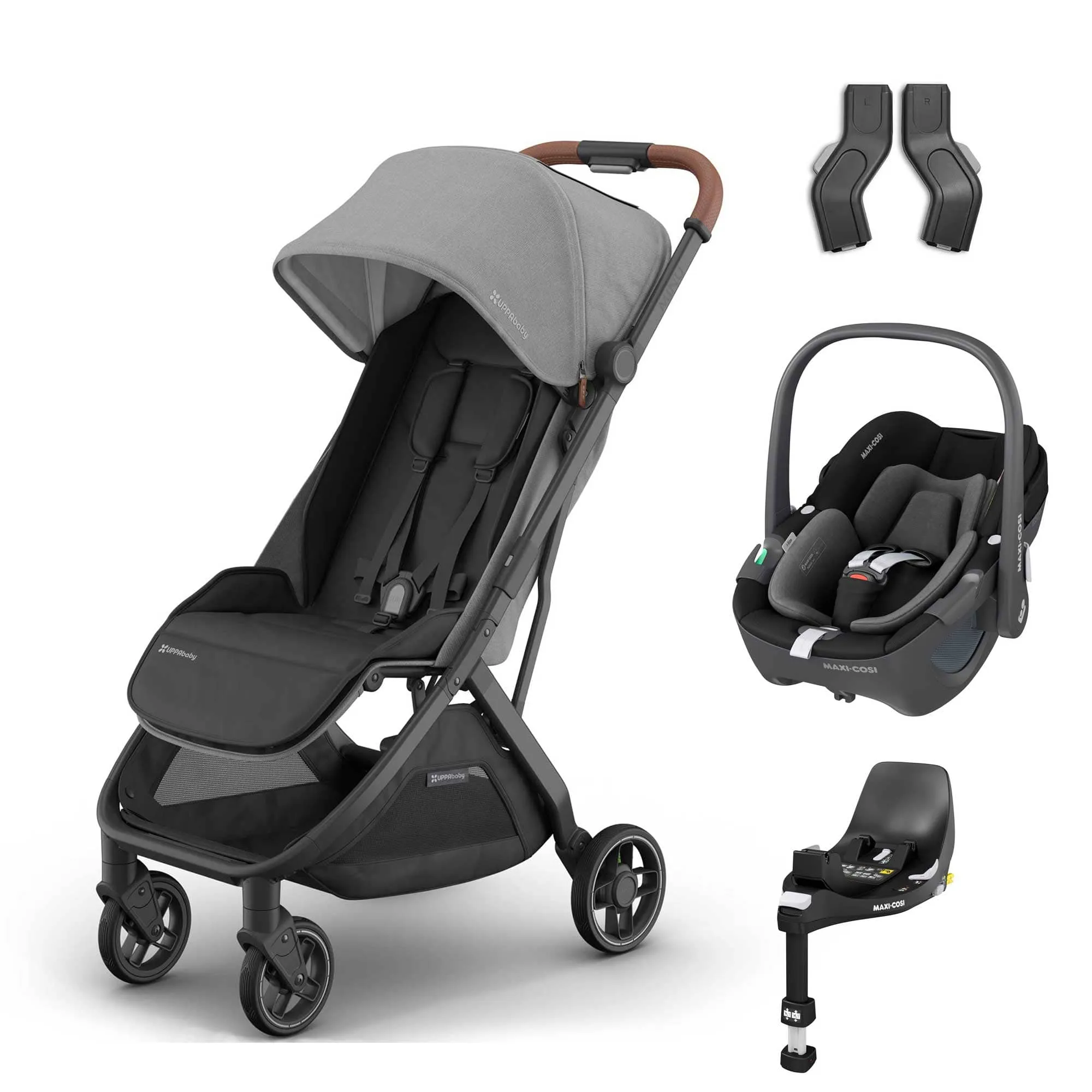 UPPAbaby Minu V3 Maxi-Cosi Travel System - Greyson