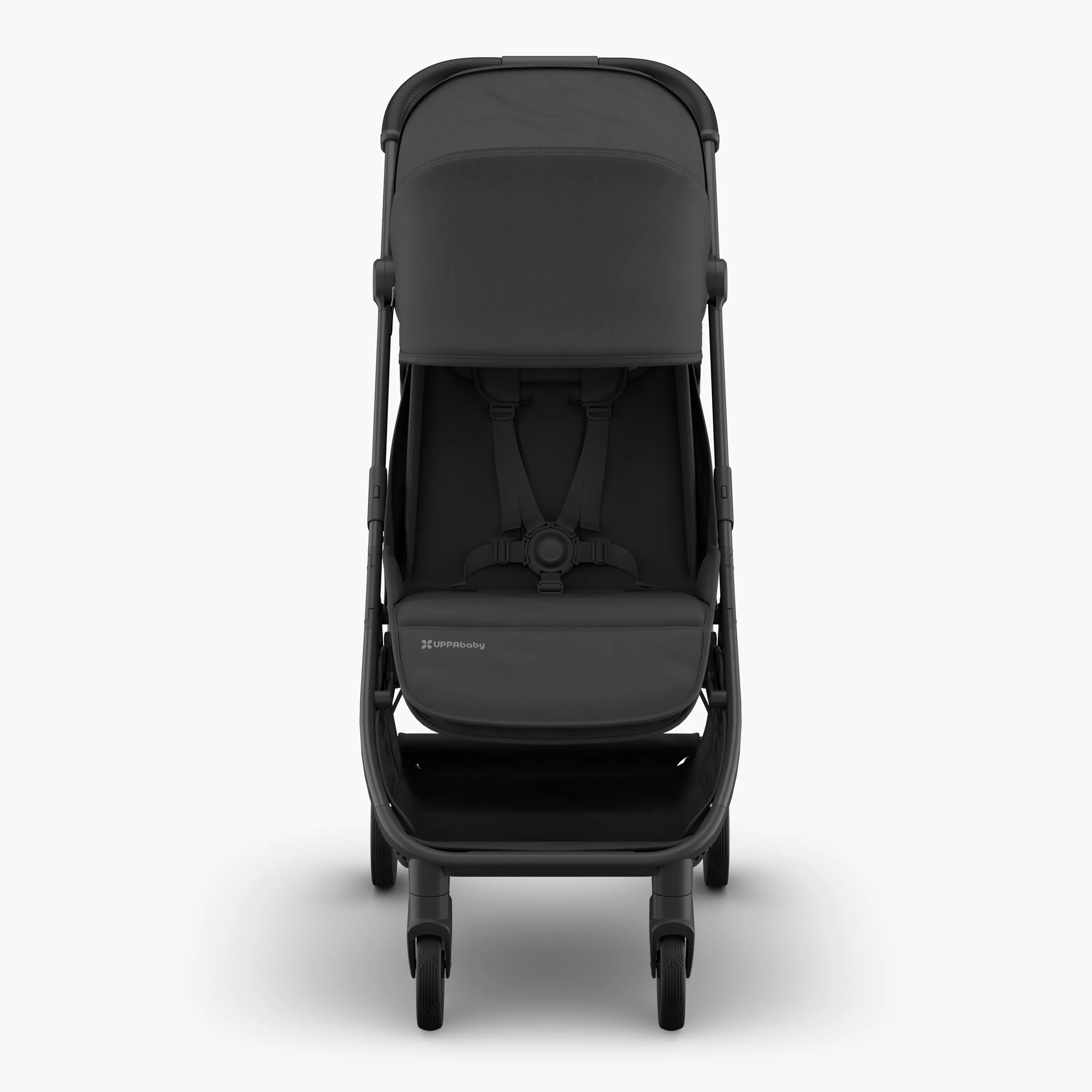 UPPAbaby Minu V3 Stroller - Jake (Charcoal/Carbon/ Black leather)