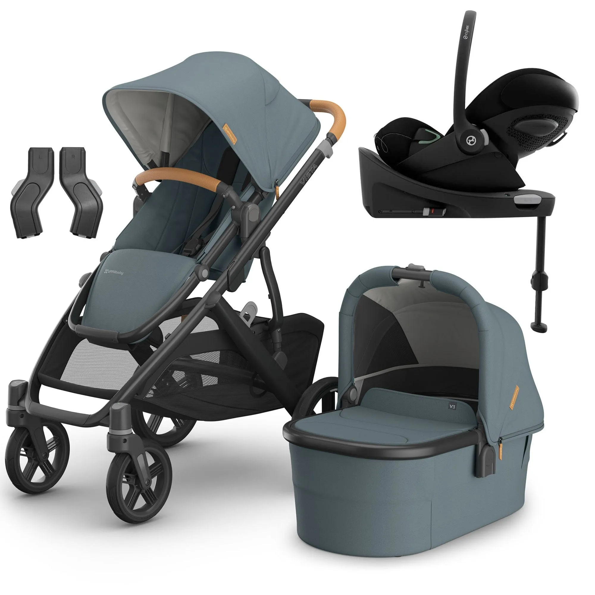 Uppababy Vista V3 Cybex Travel System - Dillan