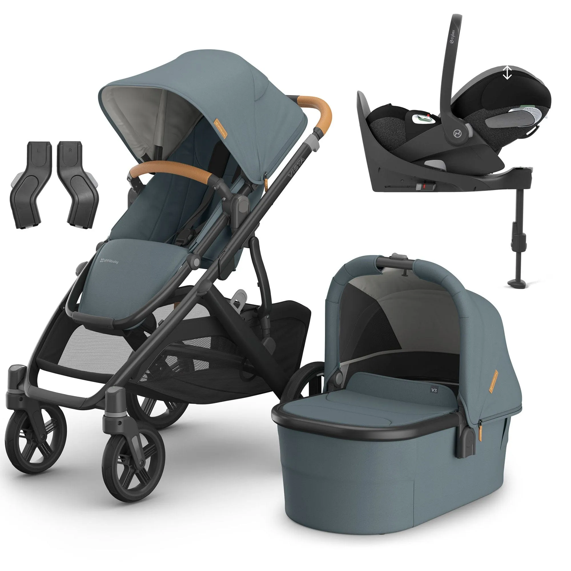Uppababy Vista V3 Cybex Travel System - Dillan