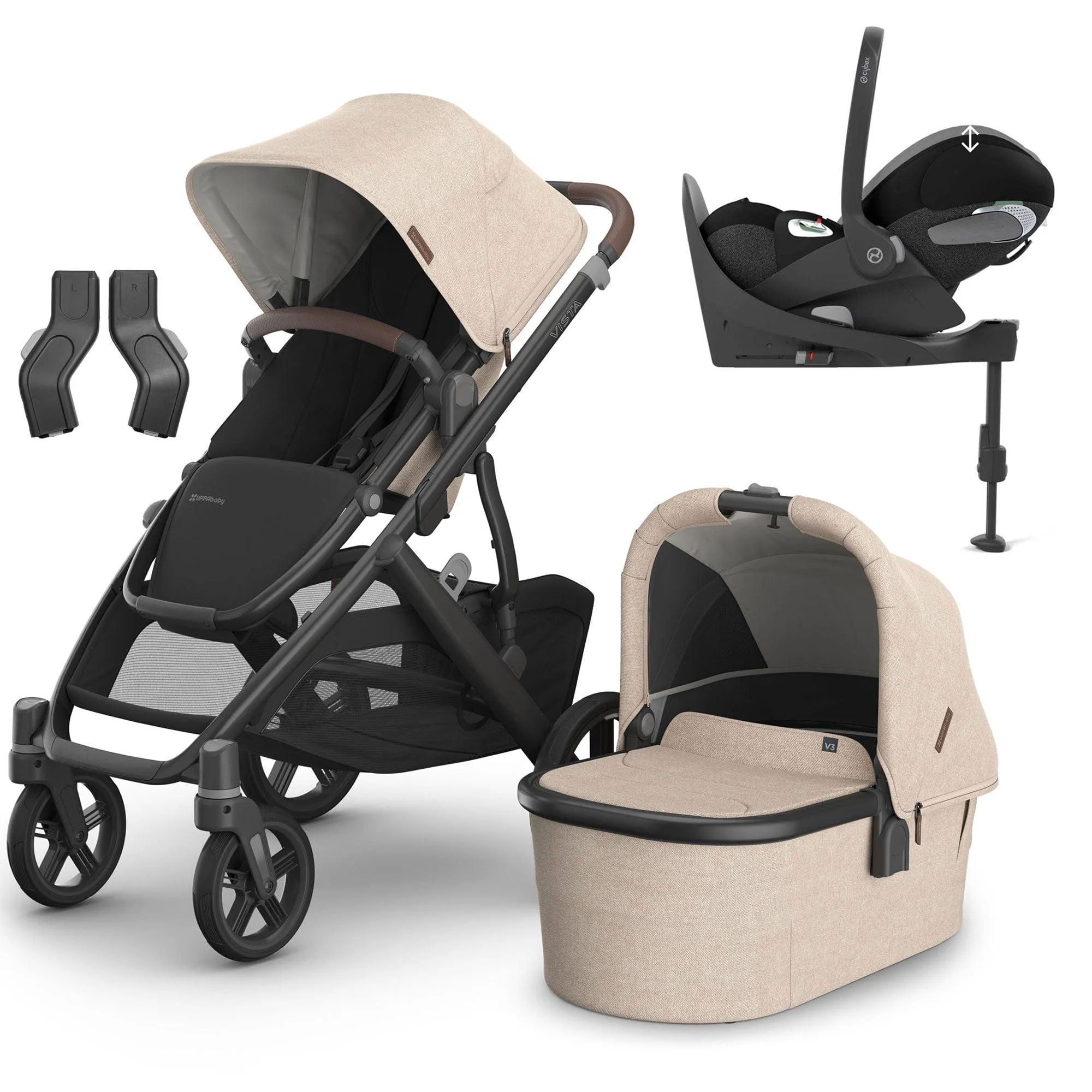 Uppababy Vista V3 Cybex Travel System - Liam