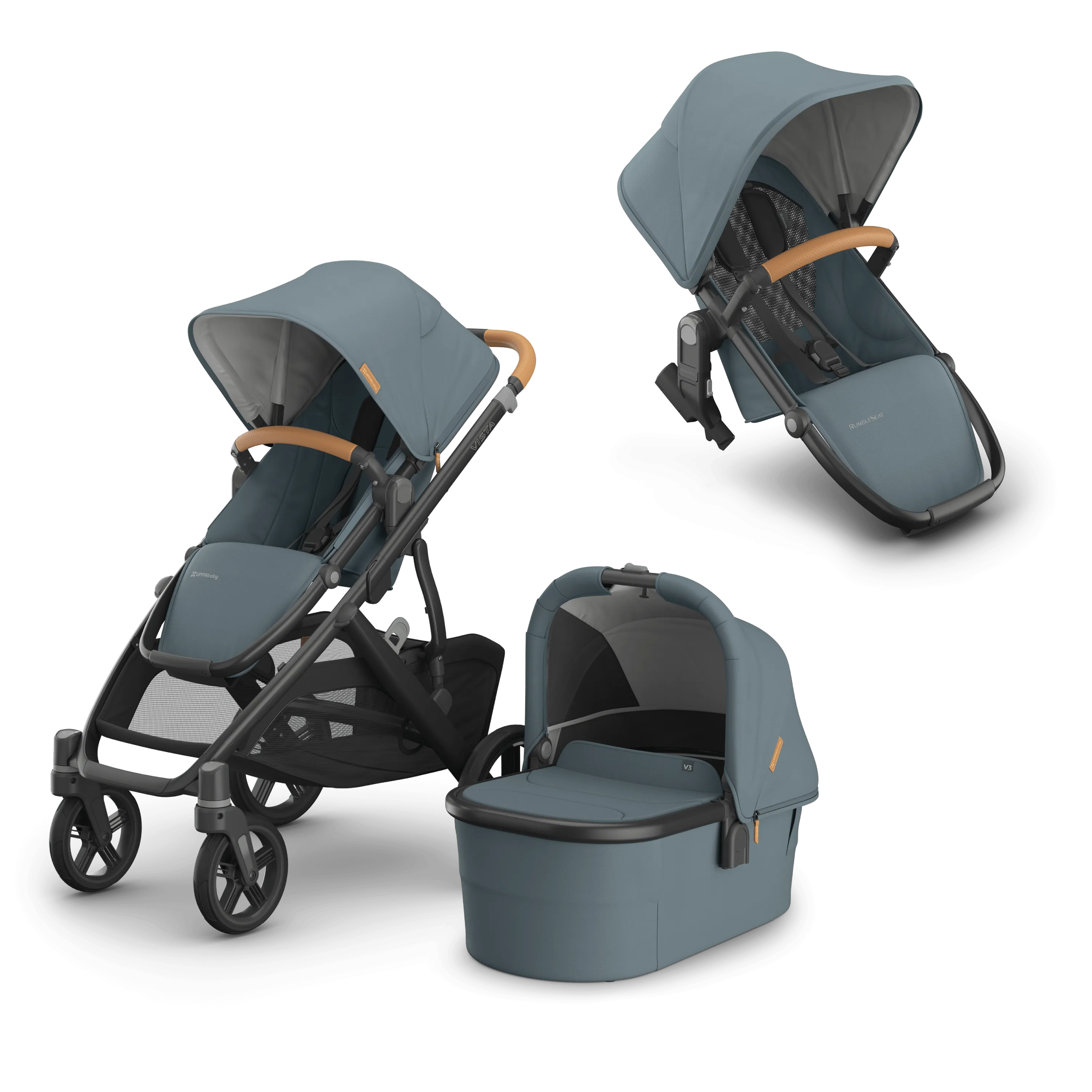 UPPAbaby Vista V3 Double Pushchair - Dillan