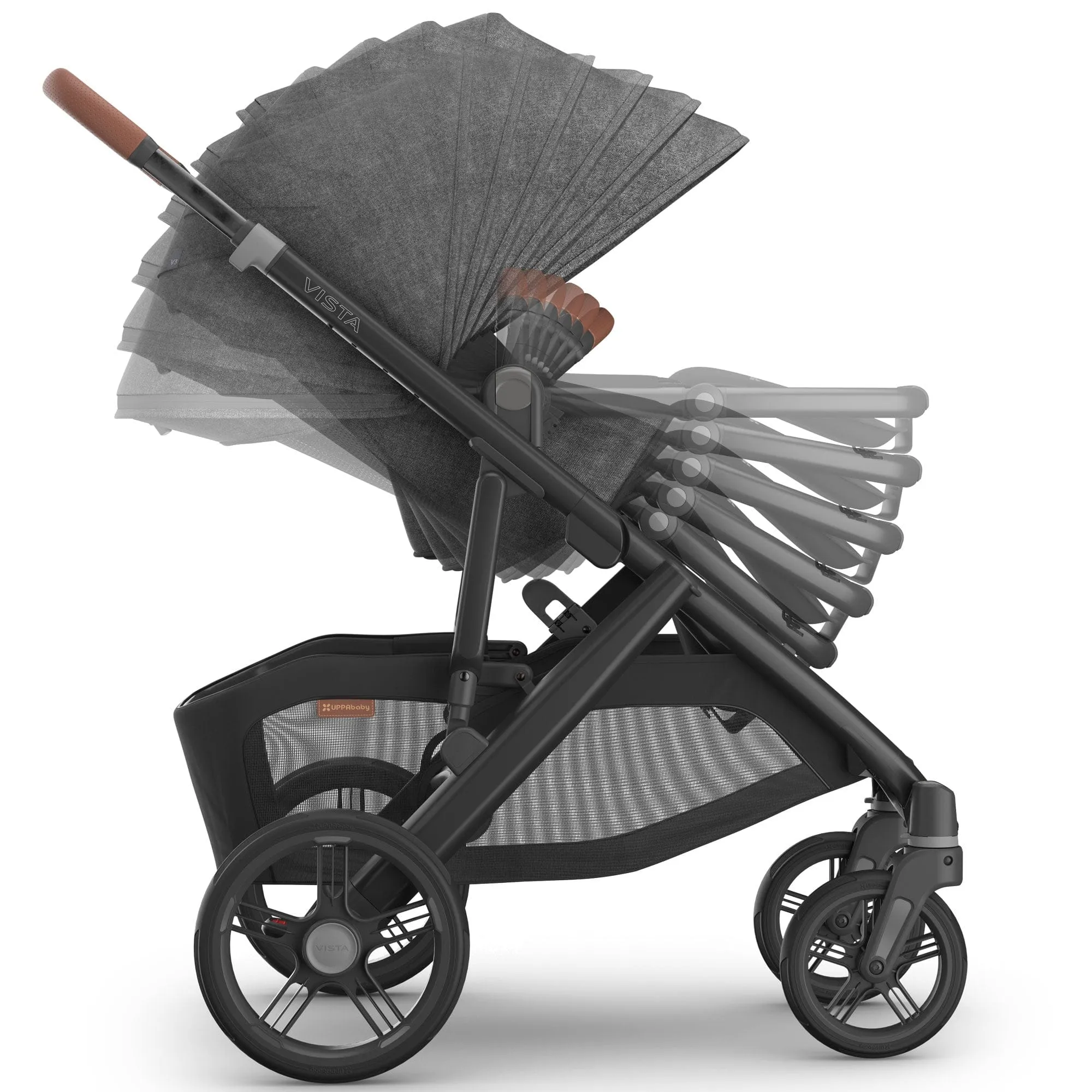Uppababy Vista V3 Mesa & Base Travel System - Greyson