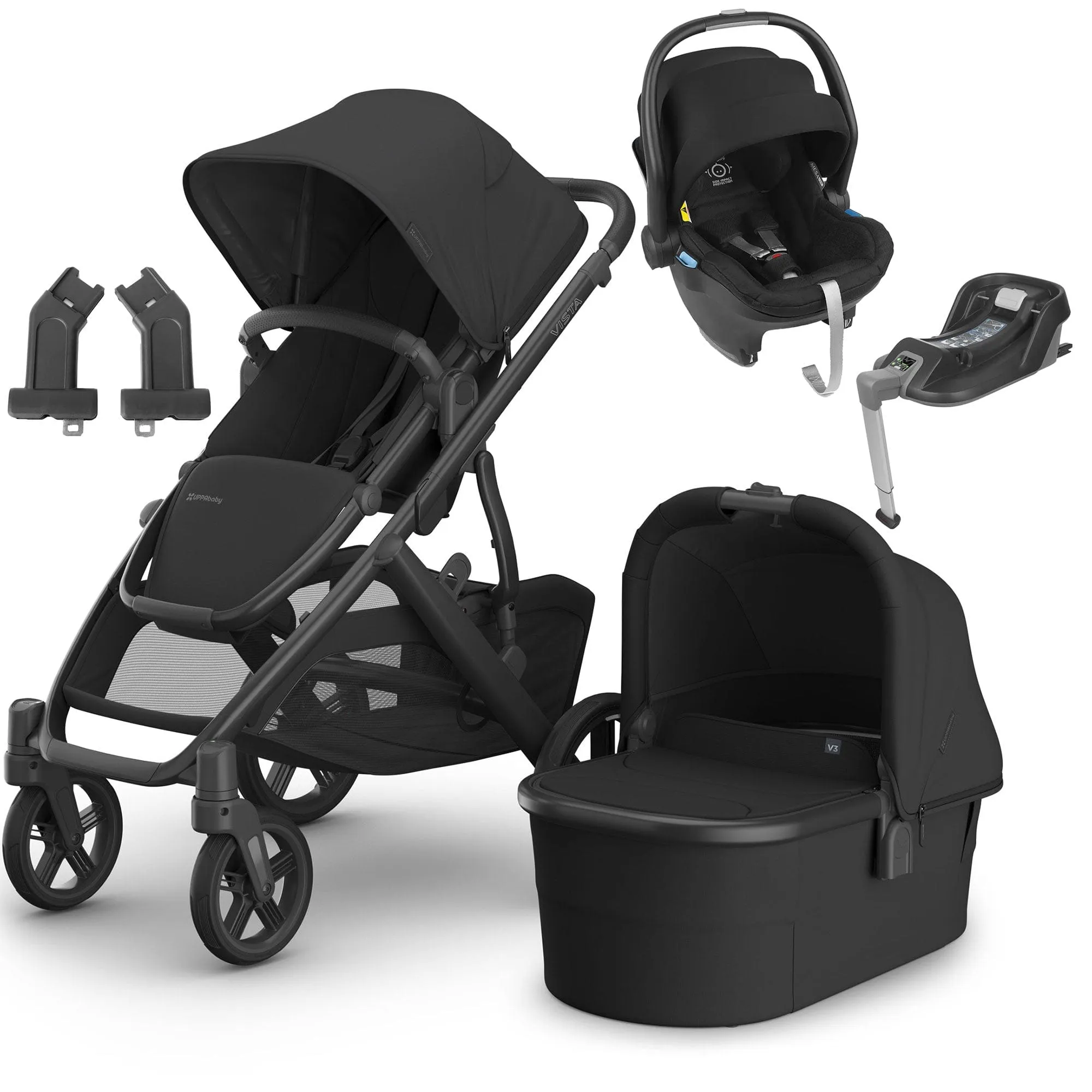 Uppababy Vista V3 Mesa & Base Travel System - Jake