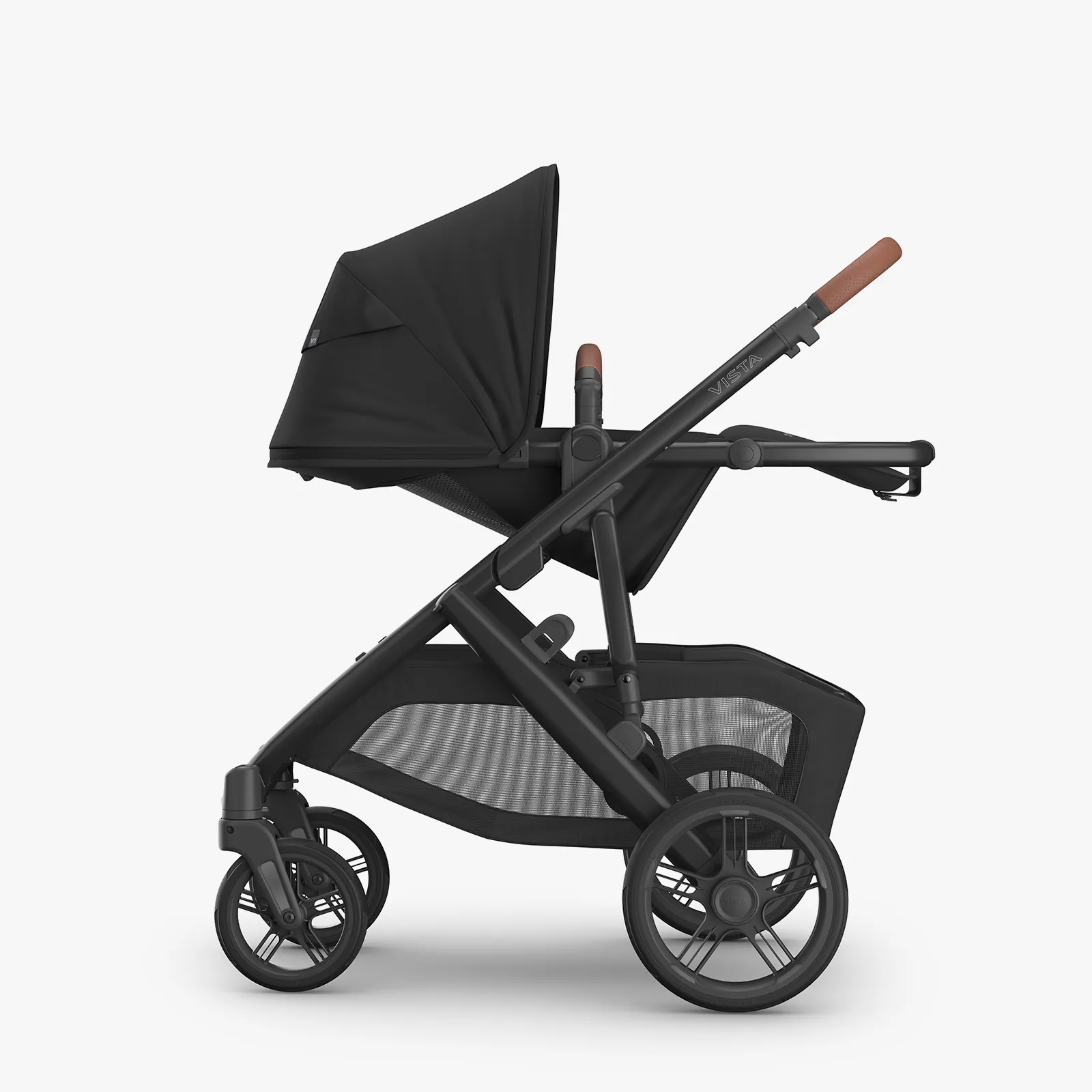 UPPAbaby VISTA V3 Pram - Charcoal/Saddle (Nori)