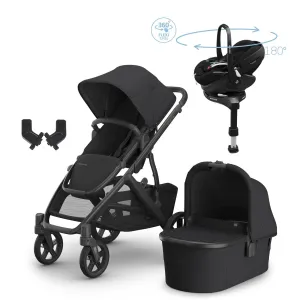 Uppababy Vista V3 Premium Travel System With Pebble 360 Pro2 Car Seat, Jake