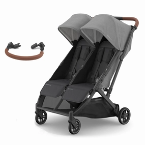 Uppababy Minu Duo Stroller & Bumper Bar Bundle - Greyson