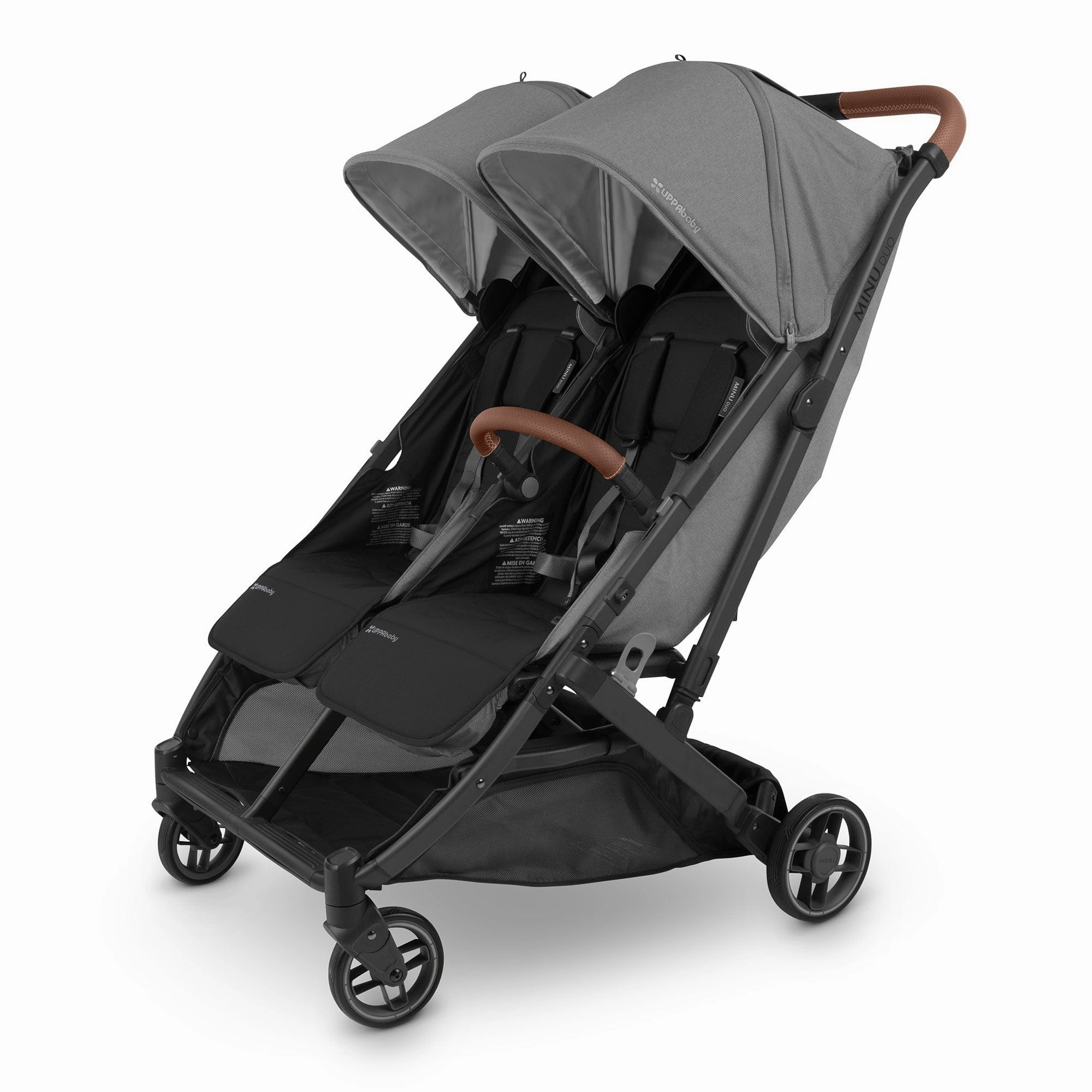 Uppababy Minu Duo Stroller & Bumper Bar Bundle - Greyson