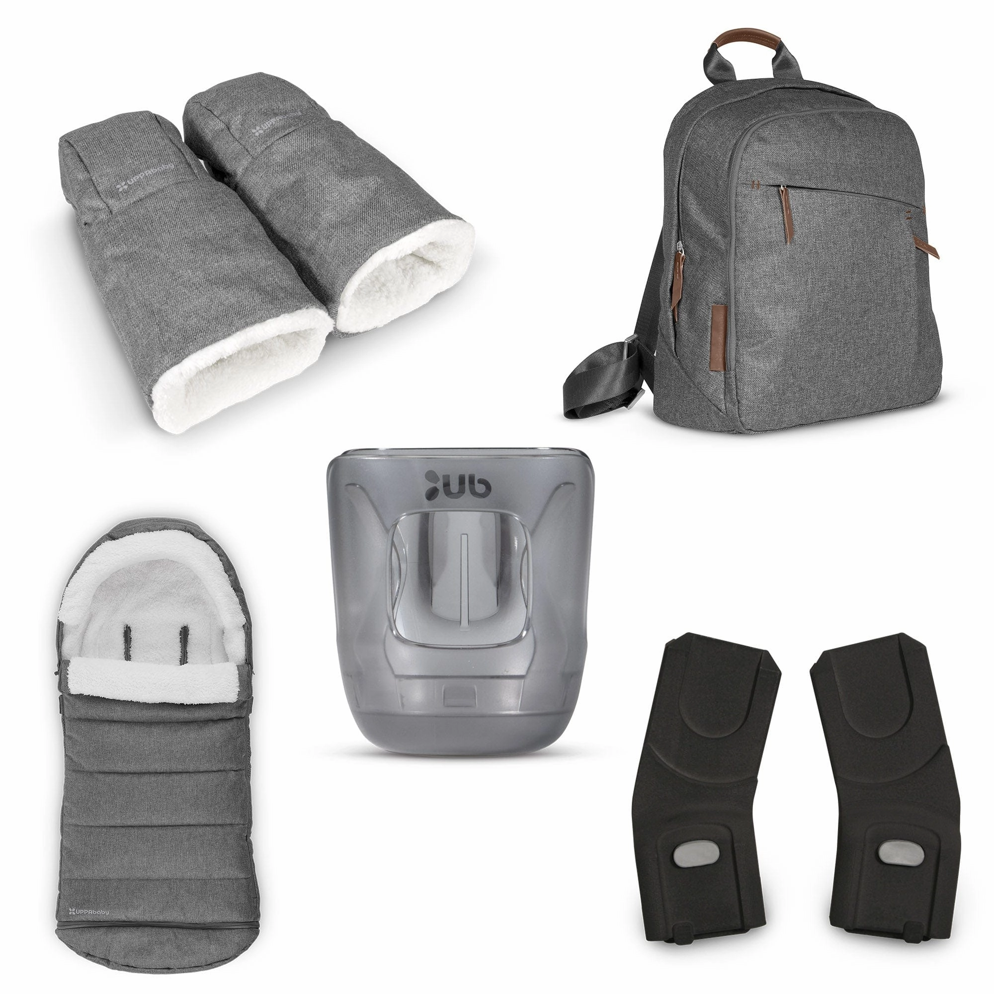 Uppababy Vista V3 Complete Bundle - Greyson