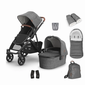 Uppababy Vista V3 Complete Bundle - Greyson