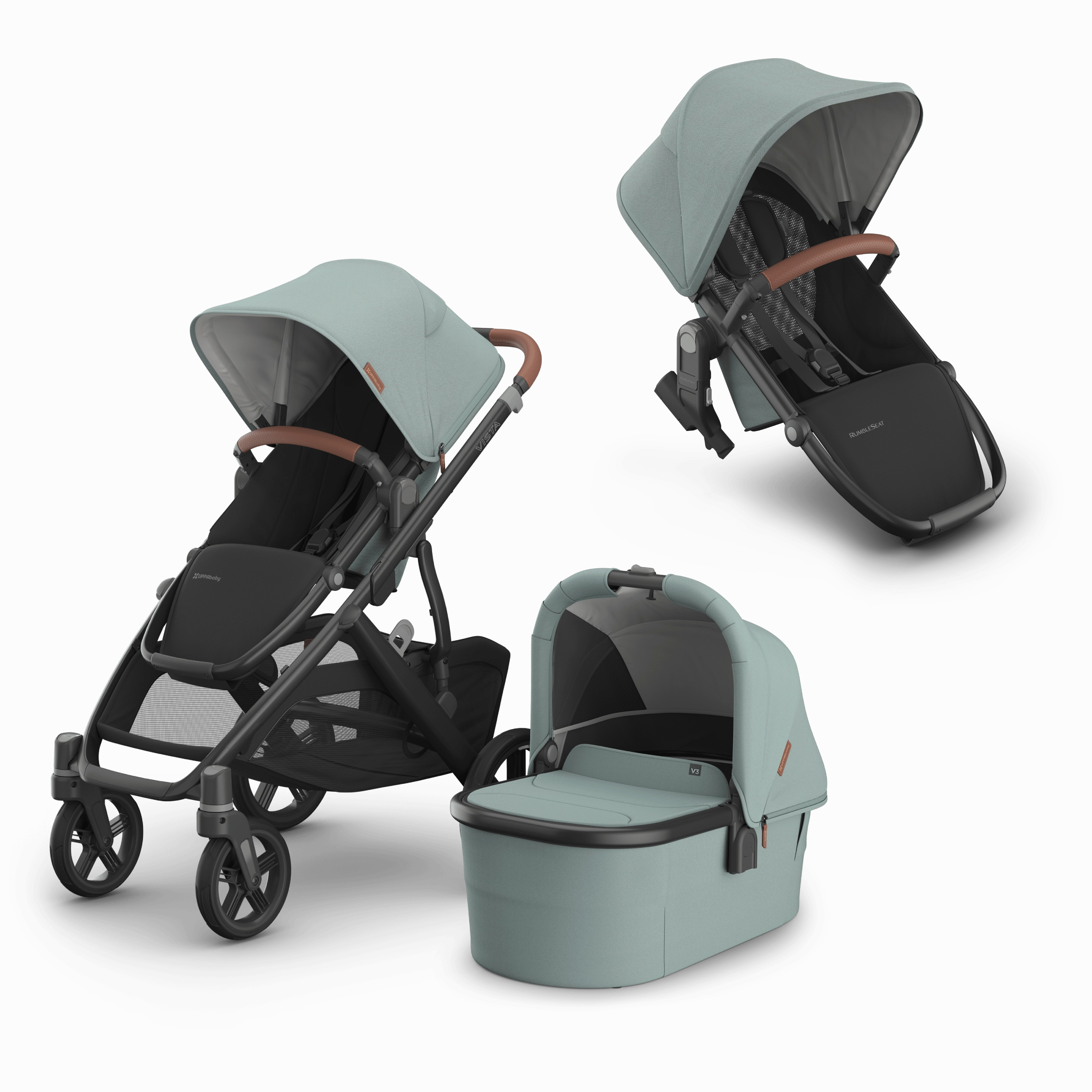 UPPAbaby Vista V3 Double Pushchair - Kenzi