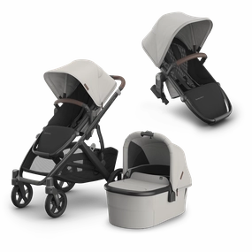 UPPAbaby Vista V3 Double Pushchair - Savannah