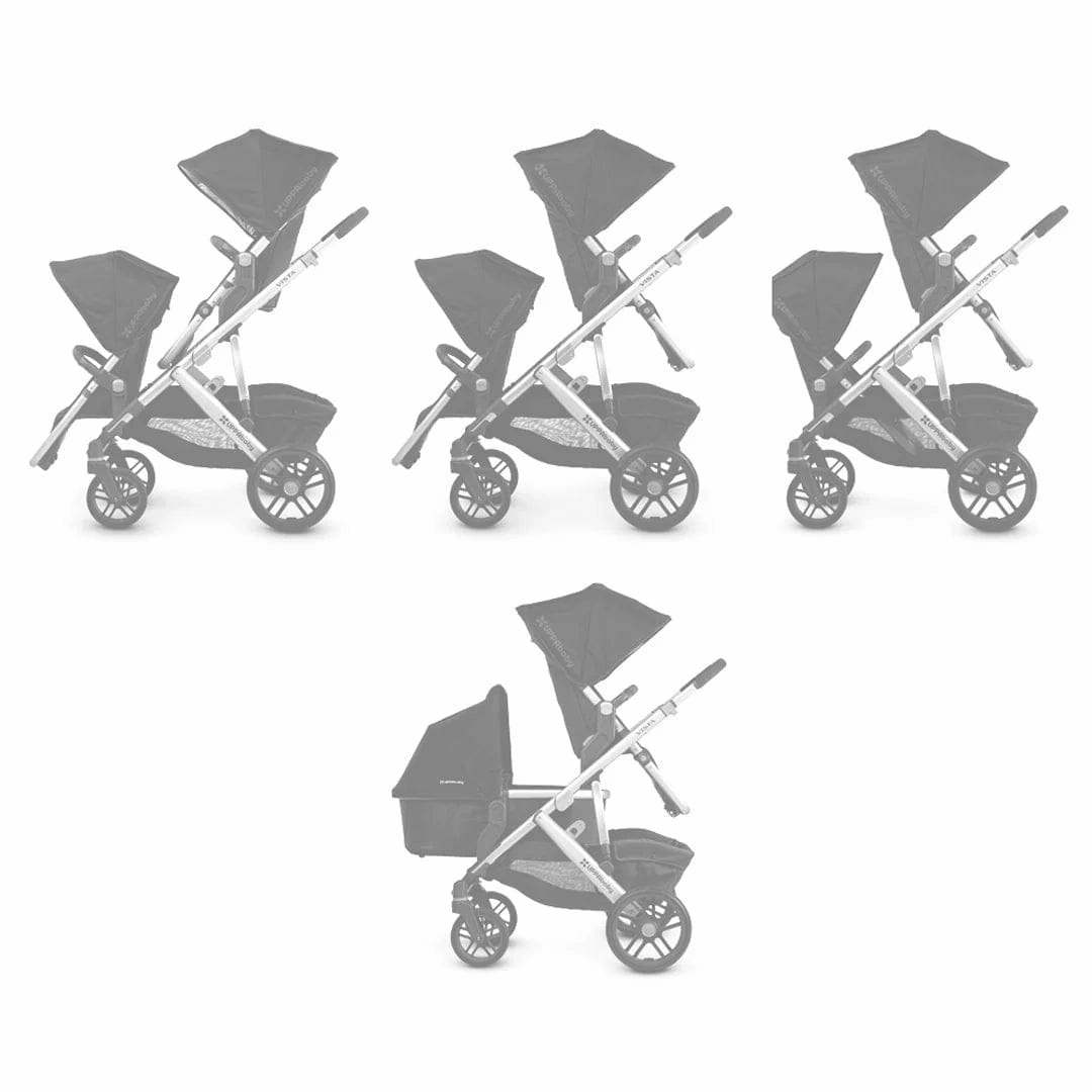Uppababy Vista V3 Twin Complete Bundle - Jake