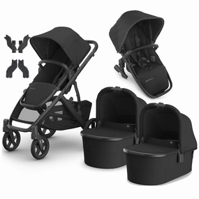 Uppababy Vista V3 Twin Pram - Jake