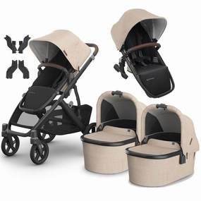 Uppababy Vista V3 Twin Pram - Liam