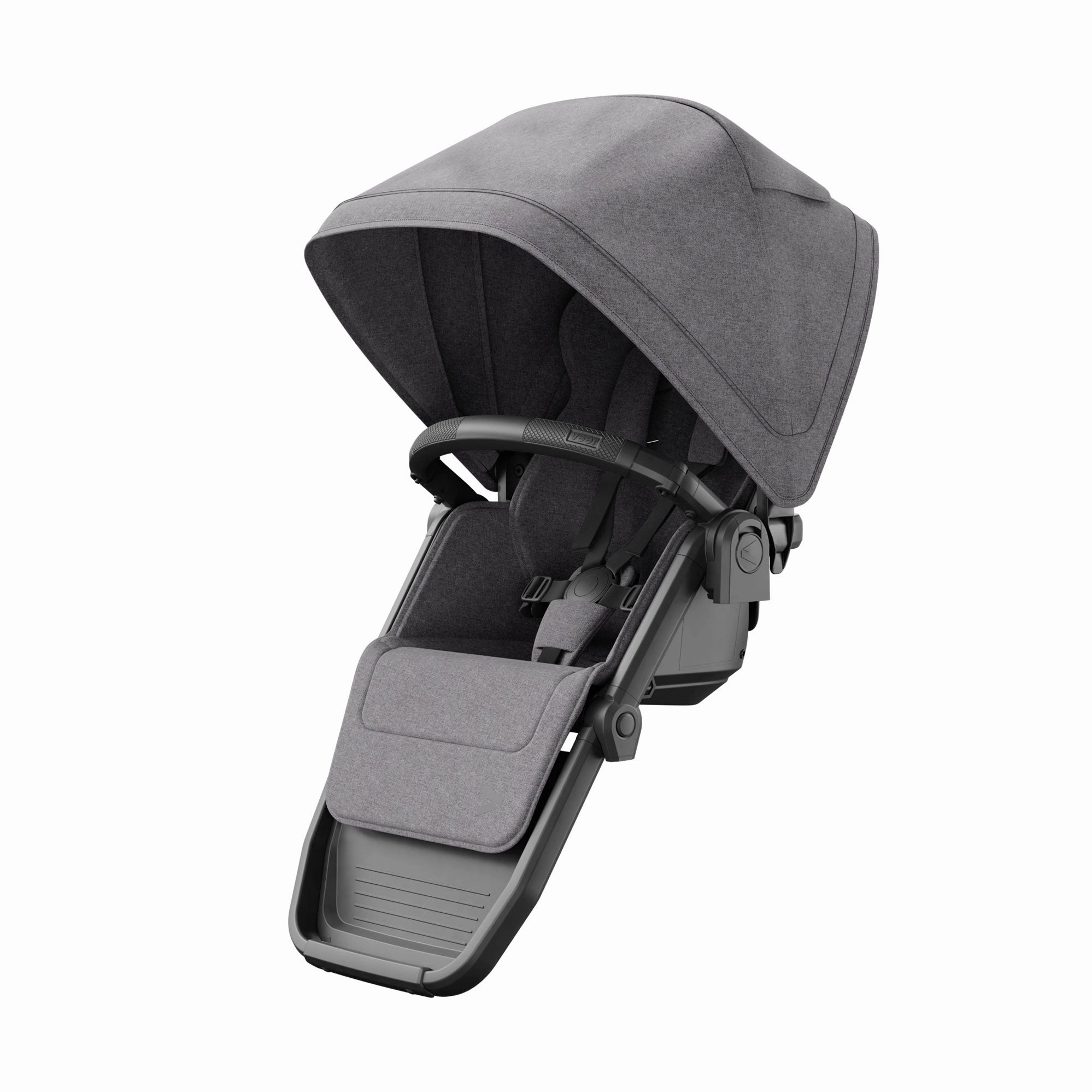 Veer Switch&Roll Leather Kit Luxe Bundle - &Roll Stroller Frame / Switchback Seat Luxe / Genuine Napa Leather Grips for Handle and Armbar - Saddle