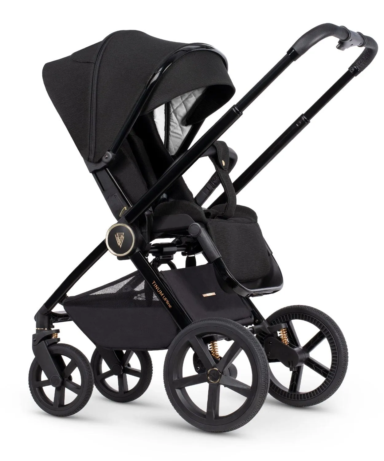 Venicci 3 in 1 Tinum UPLINE Pram - All Black