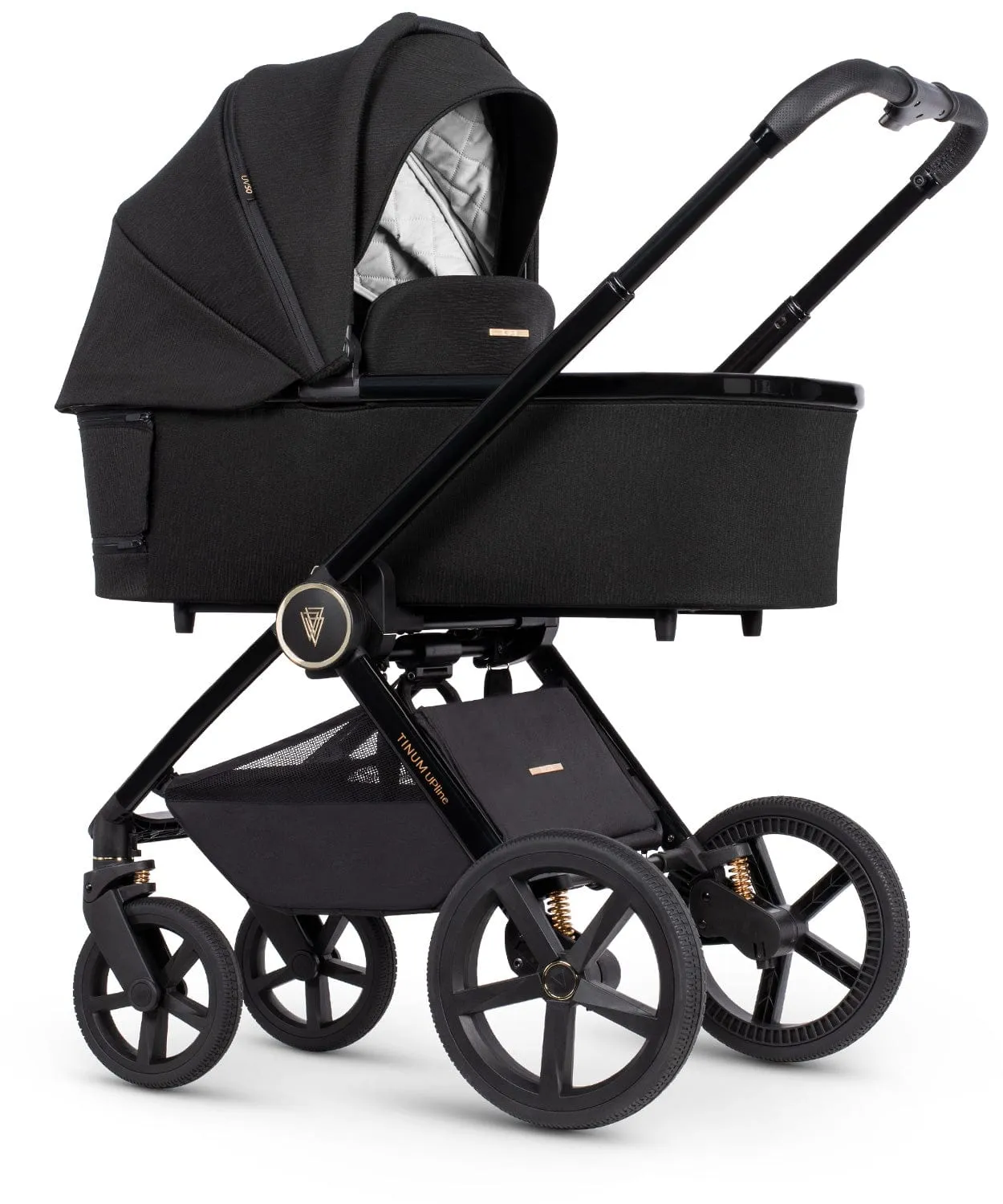 Venicci 3 in 1 Tinum UPLINE Pram - All Black