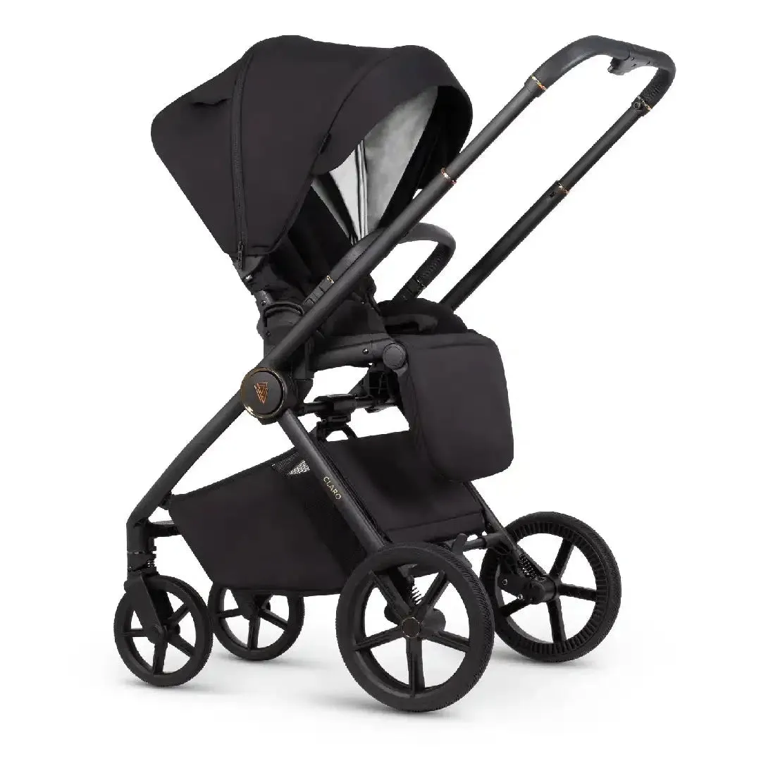 Venicci Claro 3 In 1   Isofix Base The Complete Travel System Bundle - Noir