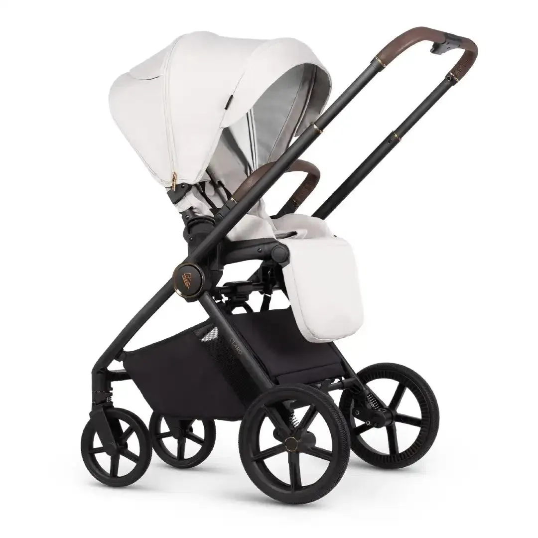 Venicci Claro 3 In 1   Isofix Base The Complete Travel System Bundle - Vanilla