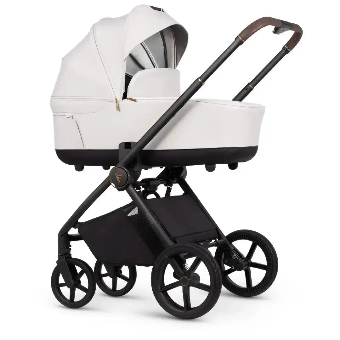 Venicci Claro 3 In 1   Isofix Base The Complete Travel System Bundle - Vanilla