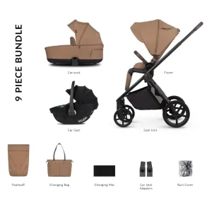 Venicci Claro 3 In 1 Travel System Bundle - Caramel