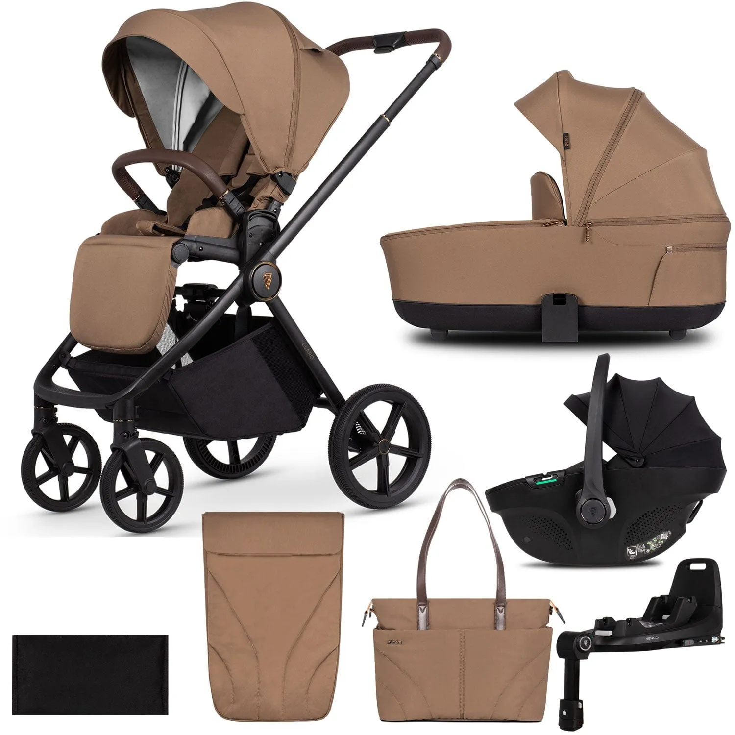 Venicci Claro 3 in 1 Travel System - Caramel