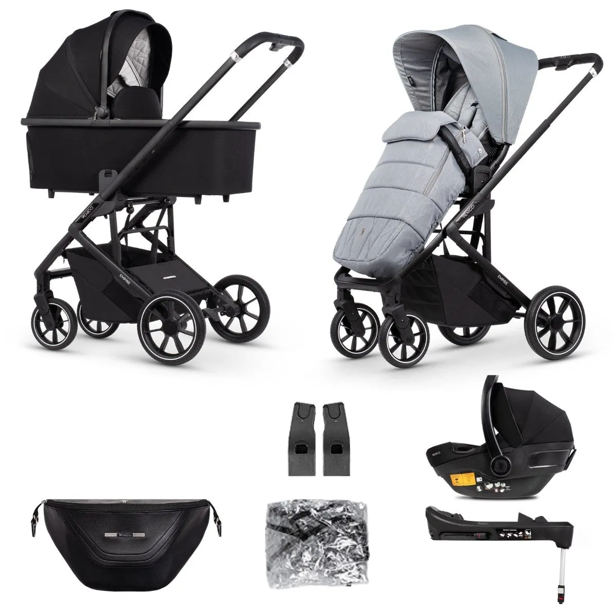 Venicci Empire - 3in1 Plus Isofix Base Travel System Bundle